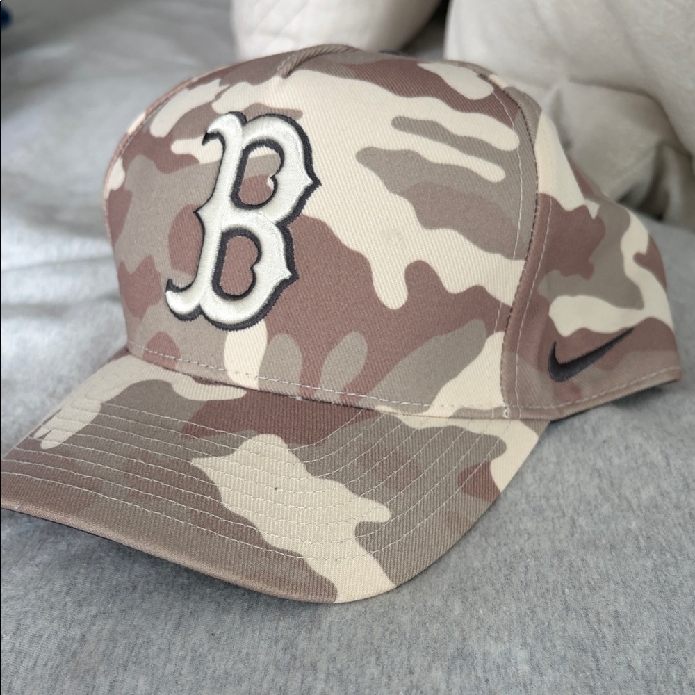 Nike Camouflage Red Sox Hat